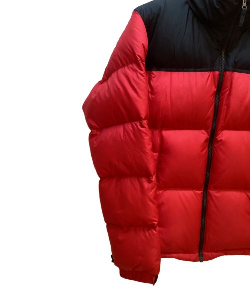 THE NORTH FACE（ザ ノース フェイス）THE NORTH FACE (ザ ノース フェイス) ヌプシジャケット レッド×ブラック サイズ:Mの古着・服飾アイテム