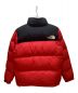 THE NORTH FACE (ザ ノース フェイス) ヌプシジャケット レッド×ブラック サイズ:M：19000円