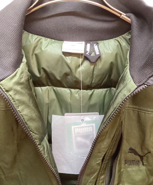 PUMA（プーマ）PUMA (プーマ) ダウンジャケット グリーン サイズ:S 未使用品の古着・服飾アイテム