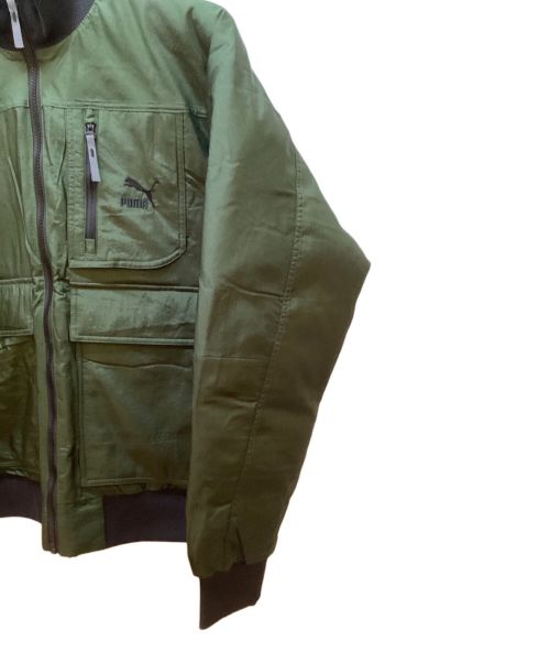 PUMA（プーマ）PUMA (プーマ) ダウンジャケット グリーン サイズ:S 未使用品の古着・服飾アイテム