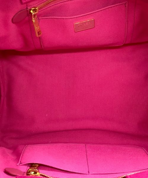 PRADA（プラダ）PRADA (プラダ) カナパ ピンクの古着・服飾アイテム