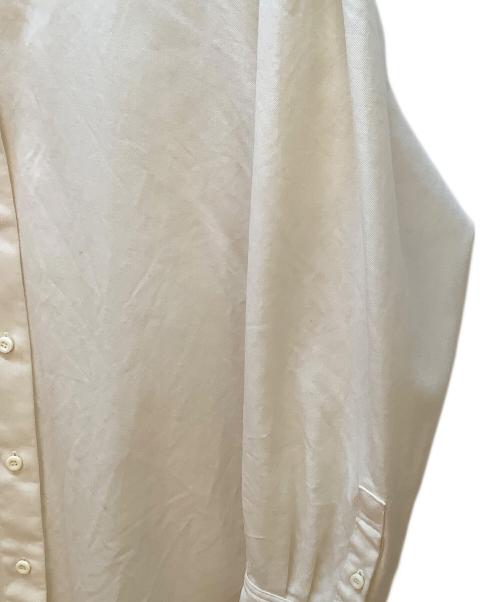 CABAN（キャバン）CABAN (キャバン) ウールツイルハイネックロングシャツ アイボリー サイズ:Ｓの古着・服飾アイテム