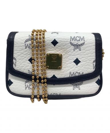 ビンテージ MCM エムシーエム ミニショルダー チェーンバッグ 中古・古着通販】MCM (エムシーエム) チェーンショルダーバッグ
