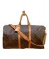 LOUIS VUITTON (ルイ ヴィトン) キーポル・バンドリエール55 ブラウン：60000円