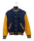 Hollowayホロウェイ）の古着「スタジャン」｜ネイビー×イエロー