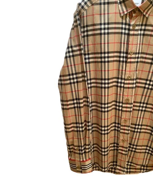 BURBERRY（バーバリー）BURBERRY (バーバリー) ノヴァチェックシャツ ブラウン サイズ:Lの古着・服飾アイテム