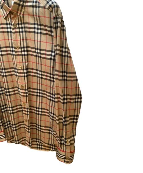 BURBERRY（バーバリー）BURBERRY (バーバリー) ノヴァチェックシャツ ブラウン サイズ:Lの古着・服飾アイテム