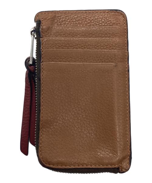 LOEWE（ロエベ）LOEWE (ロエベ) コインカードホルダー ブラウンの古着・服飾アイテム