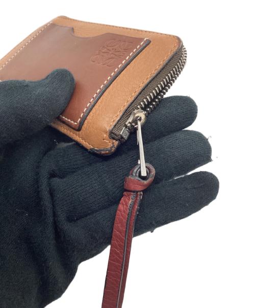 LOEWE（ロエベ）LOEWE (ロエベ) コインカードホルダー ブラウンの古着・服飾アイテム