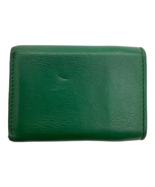 BALENCIAGA（バレンシアガ）BALENCIAGA (バレンシアガ) 3つ折り財布 グリーンの古着・服飾アイテム
