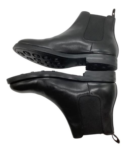 HARROGATE（ハロゲイト）HARROGATE (ハロゲイト) サイドゴアブーツ ブラック サイズ:25cmの古着・服飾アイテム