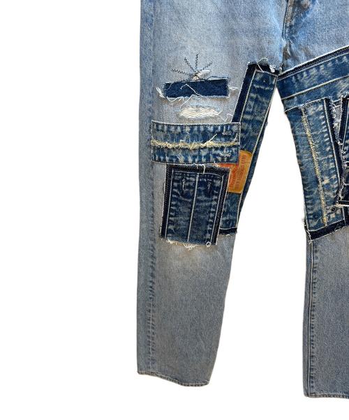 LEVI'S（リーバイス）LEVI'S (リーバイス) パッチワークデニムパンツ インディゴ サイズ:W32の古着・服飾アイテム