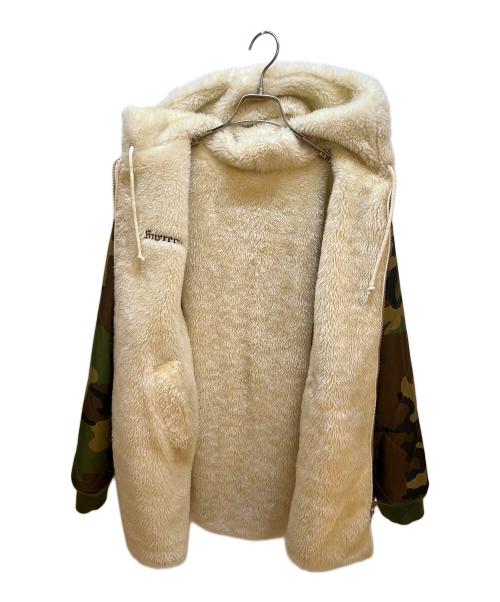 SUPREME（シュプリーム）SUPREME (シュプリーム) 17AW Reversible Sherpa Work Parka オリーブ×ホワイト サイズ:Ｍの古着・服飾アイテム