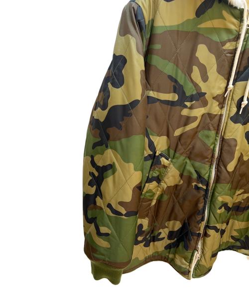 SUPREME（シュプリーム）SUPREME (シュプリーム) 17AW Reversible Sherpa Work Parka オリーブ×ホワイト サイズ:Ｍの古着・服飾アイテム