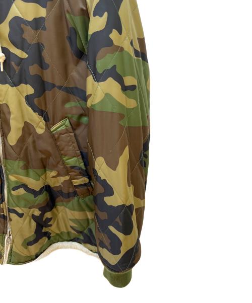 SUPREME（シュプリーム）SUPREME (シュプリーム) 17AW Reversible Sherpa Work Parka オリーブ×ホワイト サイズ:Ｍの古着・服飾アイテム