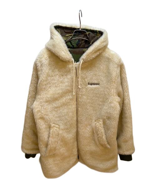 SUPREME（シュプリーム）SUPREME (シュプリーム) 17AW Reversible Sherpa Work Parka オリーブ×ホワイト サイズ:Ｍの古着・服飾アイテム