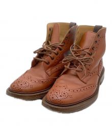 TRICKER’S×JS（トリッカーズ）の古着「MALTON-WING TIP BOOT/859599」｜ブラウン