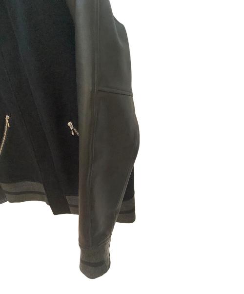 JOHN LAWRENCE SULLIVAN（ジョン ローレンス サリバン）JOHN LAWRENCE SULLIVAN (ジョン ローレンス サリバン) 切替ジャケット ブラック サイズ:44の古着・服飾アイテム