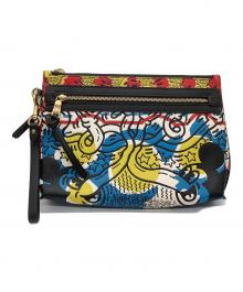 COACH×DISNEY×Keith Haring（コーチ×ディズニー×キースヘリング）の古着「クラッチバッグ」｜マルチカラー
