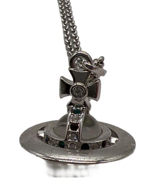 Vivienne Westwood（ヴィヴィアンウエストウッド）Vivienne Westwood (ヴィヴィアンウエストウッド) オーブモチーフネックレス シルバーの古着・服飾アイテム
