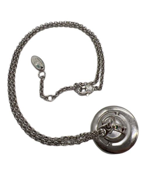 Vivienne Westwood（ヴィヴィアンウエストウッド）Vivienne Westwood (ヴィヴィアンウエストウッド) オーブモチーフネックレス シルバーの古着・服飾アイテム