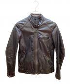 AMERICAN RAG CIEアメリカンラグシー）の古着「レザージャケット」｜ブラック