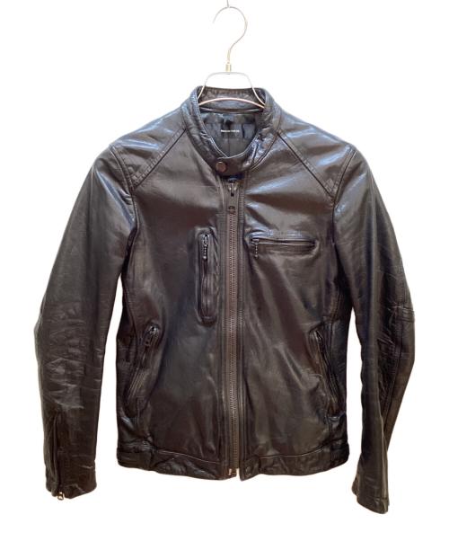 AMERICAN RAG CIE（アメリカンラグシー）AMERICAN RAG CIE (アメリカンラグシー) レザージャケット ブラック サイズ:1の古着・服飾アイテム