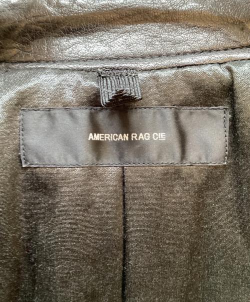 AMERICAN RAG CIE（アメリカンラグシー）AMERICAN RAG CIE (アメリカンラグシー) レザージャケット ブラック サイズ:1の古着・服飾アイテム