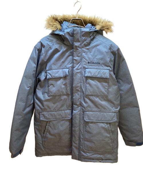 Columbia（コロンビア）Columbia (コロンビア) ダウンジャケット ブルー サイズ:Lの古着・服飾アイテム