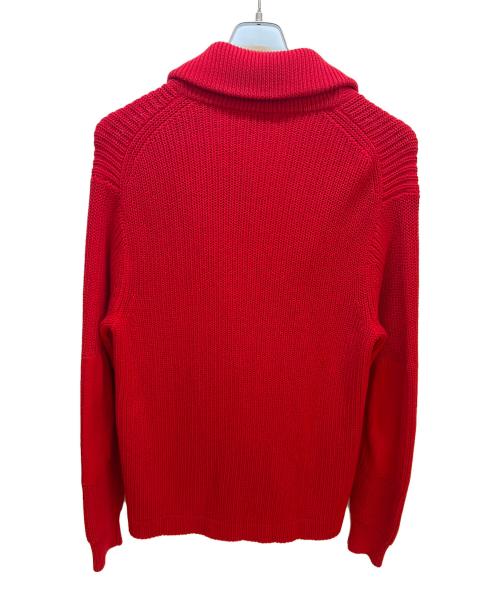 POLO RALPH LAUREN（ポロ・ラルフローレン）POLO RALPH LAUREN (ポロ・ラルフローレン) ダッフルカーディガン レッド サイズ:L 未使用品の古着・服飾アイテム