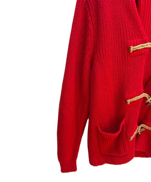 POLO RALPH LAUREN（ポロ・ラルフローレン）POLO RALPH LAUREN (ポロ・ラルフローレン) ダッフルカーディガン レッド サイズ:L 未使用品の古着・服飾アイテム