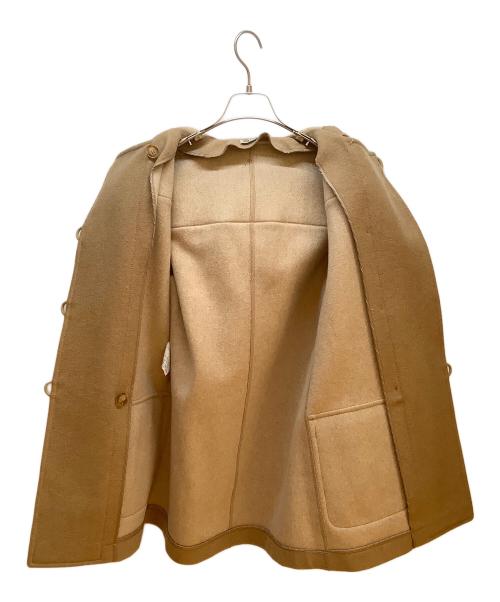 MIU MIU（ミュウミュウ）MIU MIU (ミュウミュウ) ダブルコート ベージュ サイズ:40の古着・服飾アイテム