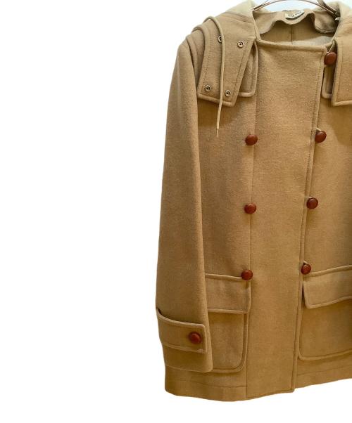 MIU MIU（ミュウミュウ）MIU MIU (ミュウミュウ) ダブルコート ベージュ サイズ:40の古着・服飾アイテム