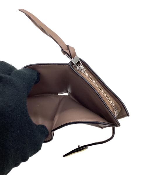 LOEWE（ロエベ）LOEWE (ロエベ) トライフォールドウォレット イエロー×ベージュの古着・服飾アイテム