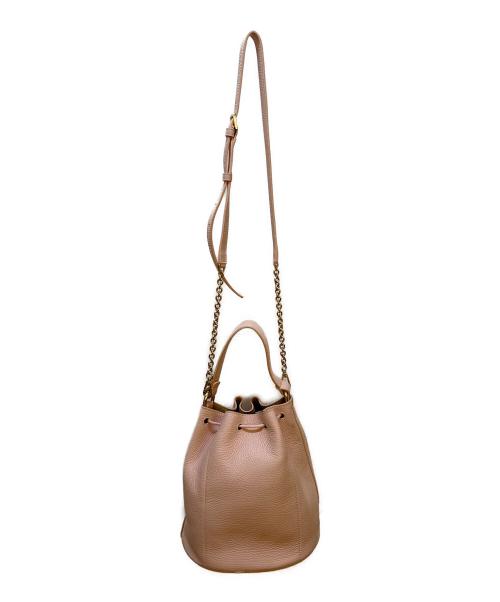 FURLA（フルラ）FURLA (フルラ) バケツ型トートバッグ ピンクの古着・服飾アイテム