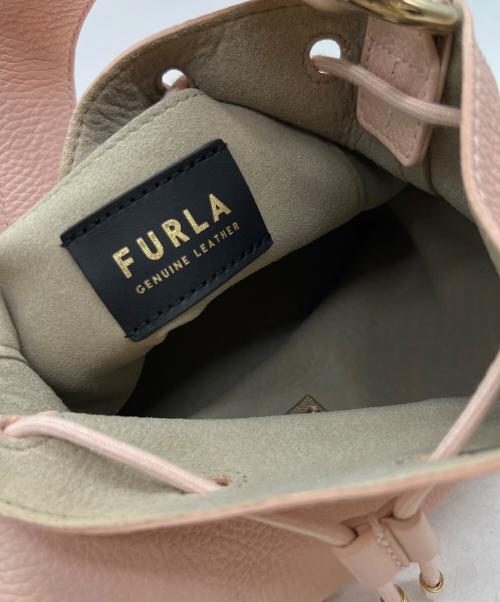 FURLA（フルラ）FURLA (フルラ) バケツ型トートバッグ ピンクの古着・服飾アイテム