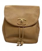 CHANELシャネル）の古着「リュック」｜ベージュ