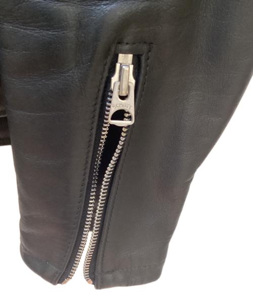 Schott（ショット）Schott (ショット) ダブルライダースジャケット ブラック サイズ:Mの古着・服飾アイテム