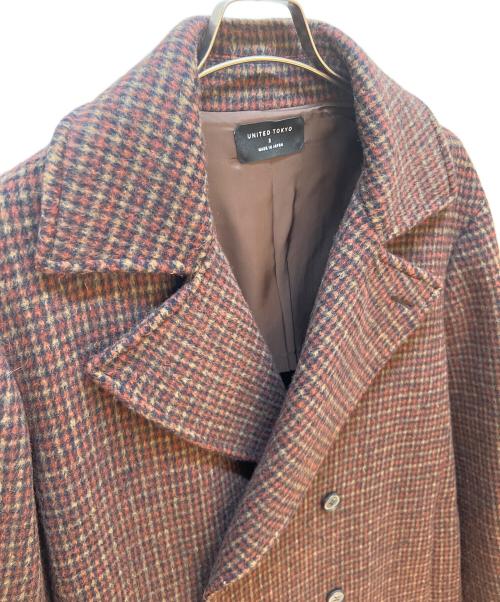 UNITED TOKYO（ユナイテッドトーキョー）UNITED TOKYO (ユナイテッドトーキョー) ステンカラーコート ブラウン サイズ:Lの古着・服飾アイテム