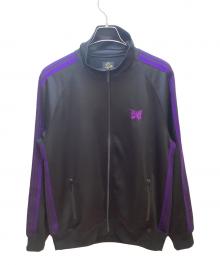 Needles（ニードルズ）の古着「トラックジャケット」｜ブラック×パープル