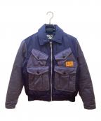 DIESELディーゼル）の古着「中綿ブルゾン」｜ネイビー