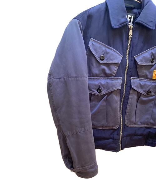 DIESEL（ディーゼル）DIESEL (ディーゼル) 中綿ブルゾン ネイビー サイズ:Sの古着・服飾アイテム