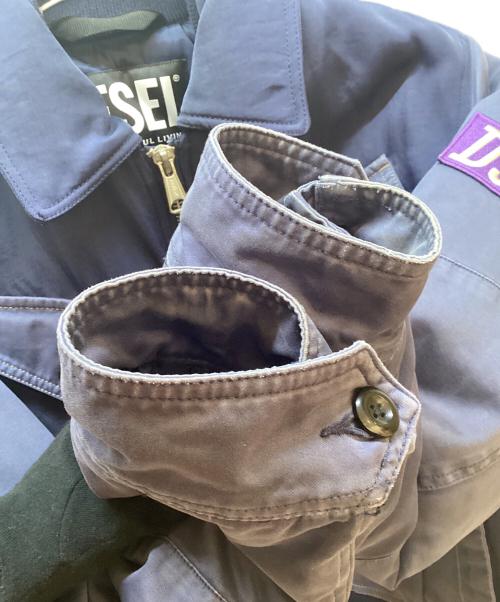 DIESEL（ディーゼル）DIESEL (ディーゼル) 中綿ブルゾン ネイビー サイズ:Sの古着・服飾アイテム