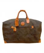 Bric'sブリックス）の古着「ボストンバッグ」｜グレー×ブラウン