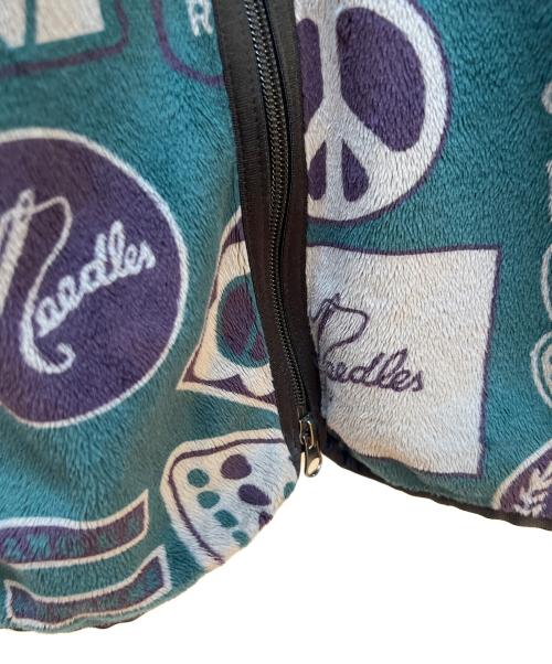 Needles sportswear（ニードルズスポーツウェア）Needles sportswear (ニードルズスポーツウェア) フリースジャケット グリーン×グレー サイズ:Sの古着・服飾アイテム