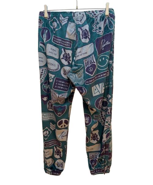 Needles sportswear（ニードルズスポーツウェア）Needles sportswear (ニードルズスポーツウェア) パンツ グリーン×グレー サイズ:Mの古着・服飾アイテム