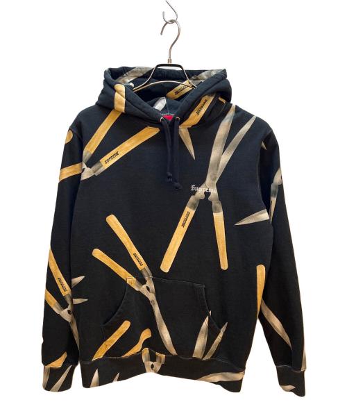 SUPREME（シュプリーム）SUPREME (シュプリーム) プルオーバーパーカー ブラック×イエロー サイズ:SIZE Mの古着・服飾アイテム