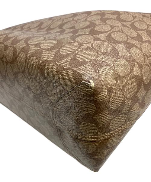 COACH（コーチ）COACH (コーチ) トートバッグ ピンクベージュの古着・服飾アイテム