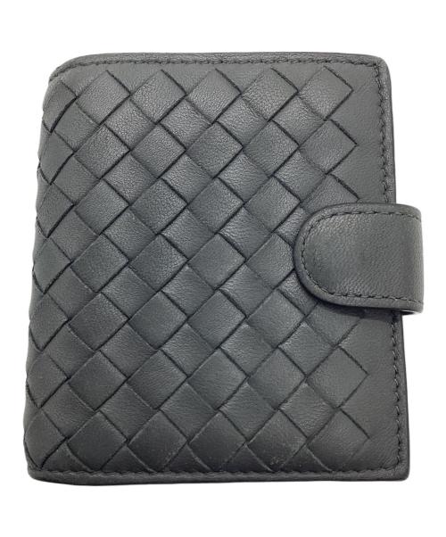 BOTTEGA VENETA（ボッテガベネタ）BOTTEGA VENETA (ボッテガベネタ) 2つ折り財布 グレーの古着・服飾アイテム