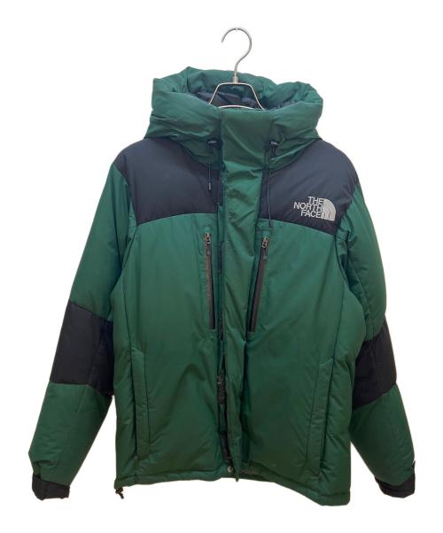 THE NORTH FACE（ザ ノース フェイス）THE NORTH FACE (ザ ノース フェイス) ダウンジャケット グリーン×ブラック サイズ:Lの古着・服飾アイテム